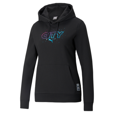 Womens Manchester City FtblCore Hooded Sweat