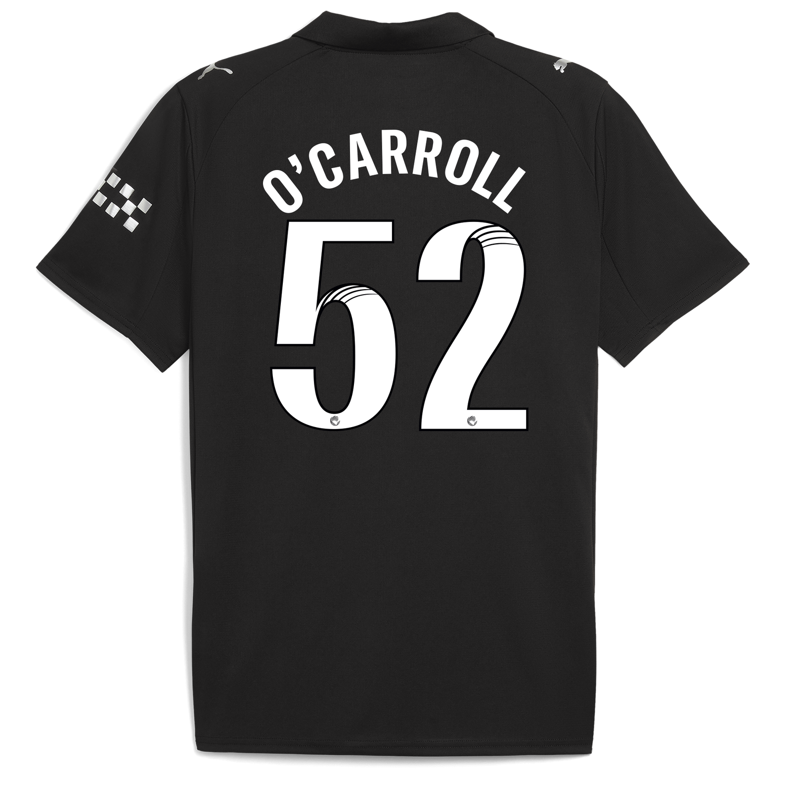 Manchester City Away Jersey 2025/26 With O'CARROLL 52