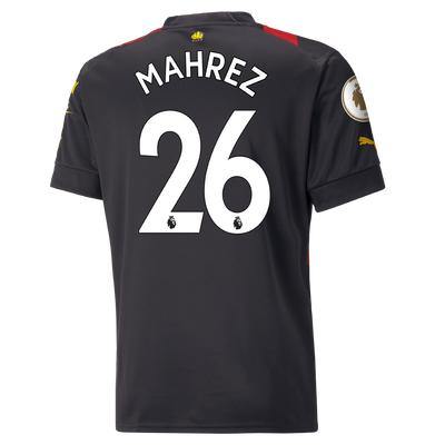 Camiseta 2ª Equipación Manchester City 2022/23 con estampado de MAHREZ 26