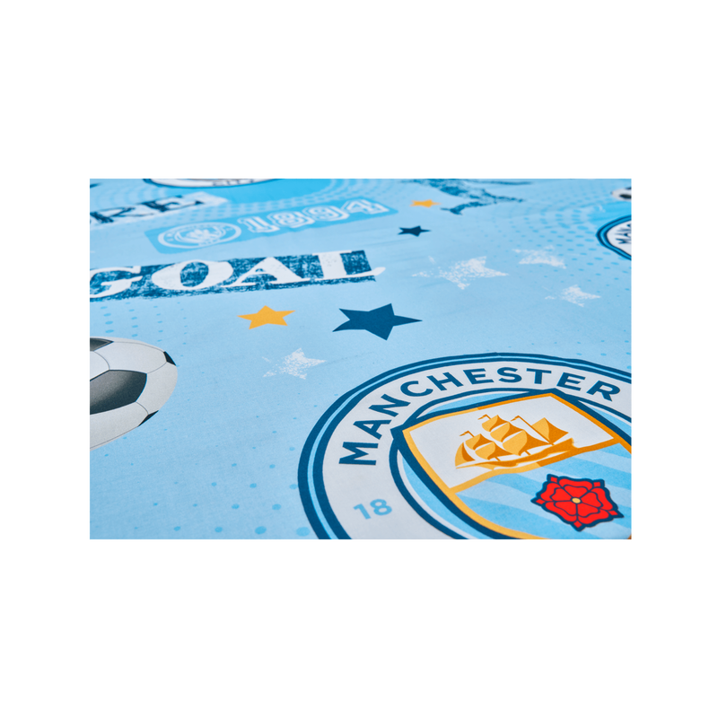 MCFC FW STRIKER SINGLE DUVET - blue
