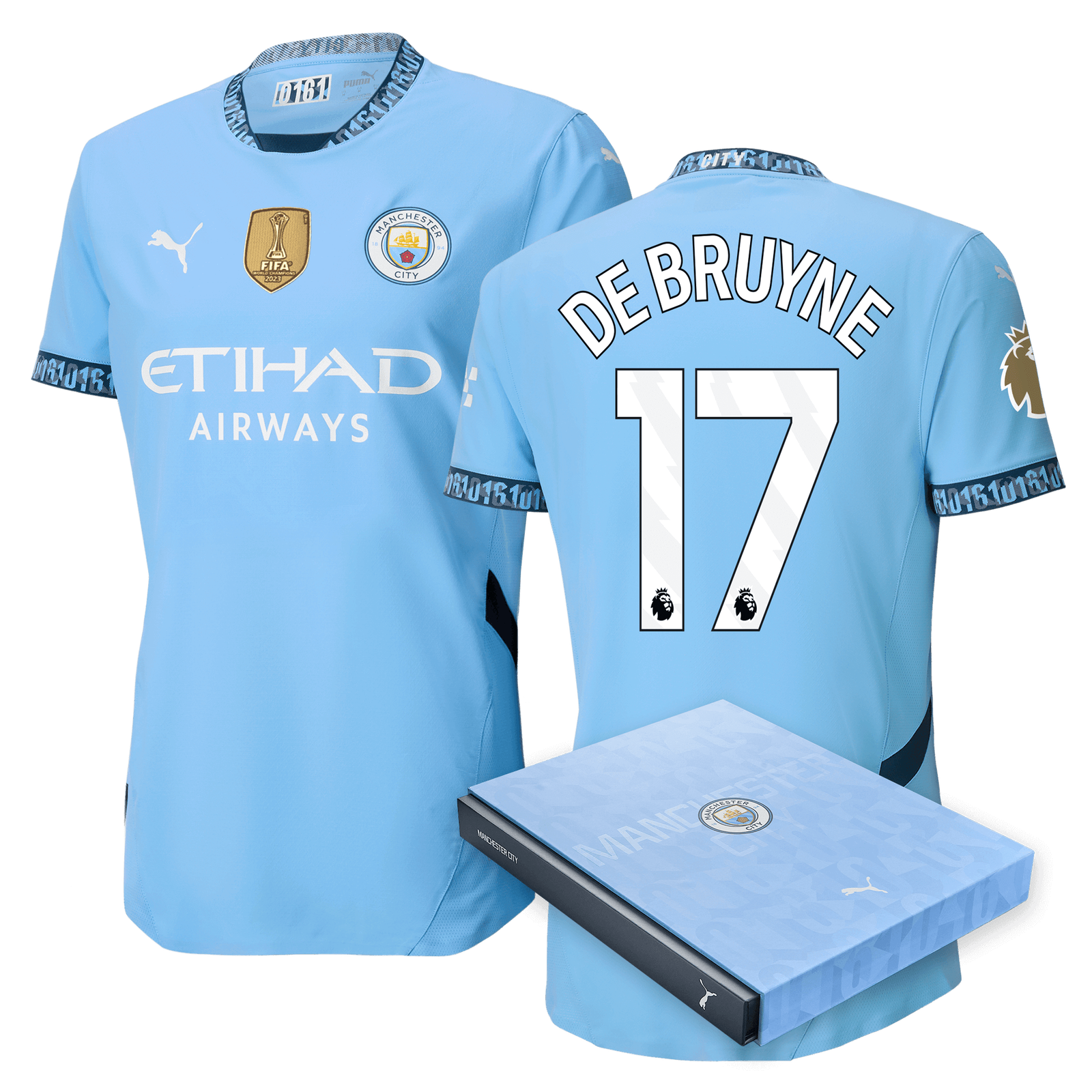 Manchester City Authentic Home Jersey 2024/25 with DE BRUYNE