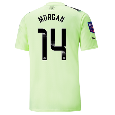 Manchester City Third Jersey 2022/23 with MORGAN 14 printing