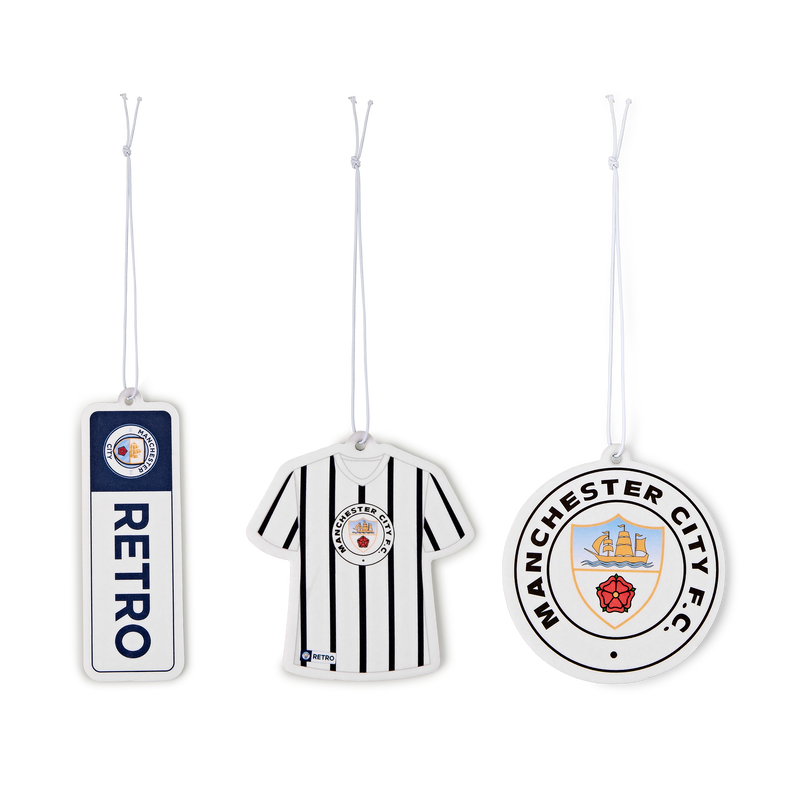 MCFC RETRO 3PK AIR FRESHENER - white