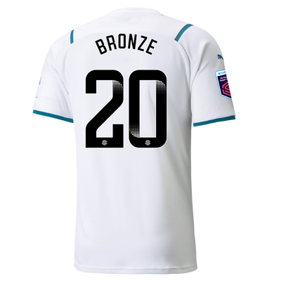 Manchester City Away Shirt 21/22 with Lucy Bronze printing