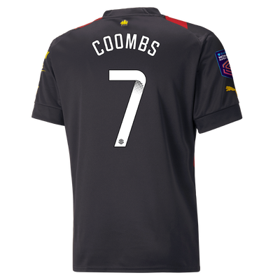 Manchester City Away Jersey 2022/23 with COOMBS 7 printing
