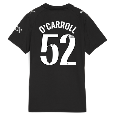 Maglia Away Manchester City per donne 2025/26 con Stampa O'CARROLL 52