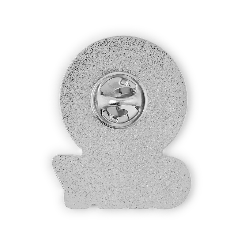 MCFC FW BLACKOUT PIN BADGE - silver