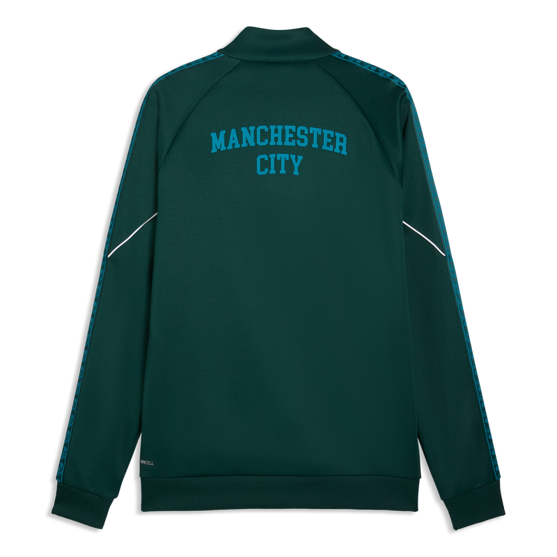 MCFC MW MENS KING ANTHEM JACKET - Green Terrain-Tropical Blue