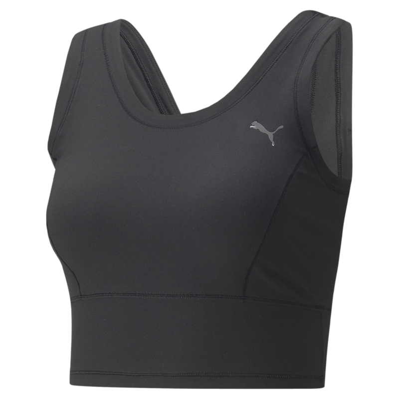 MCFC WOMENS STUDIO CROP TOP - black