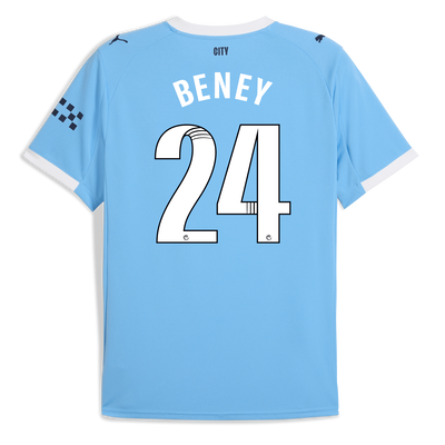 Manchester City Home Jersey 2025/26 With BENEY 24 Printing