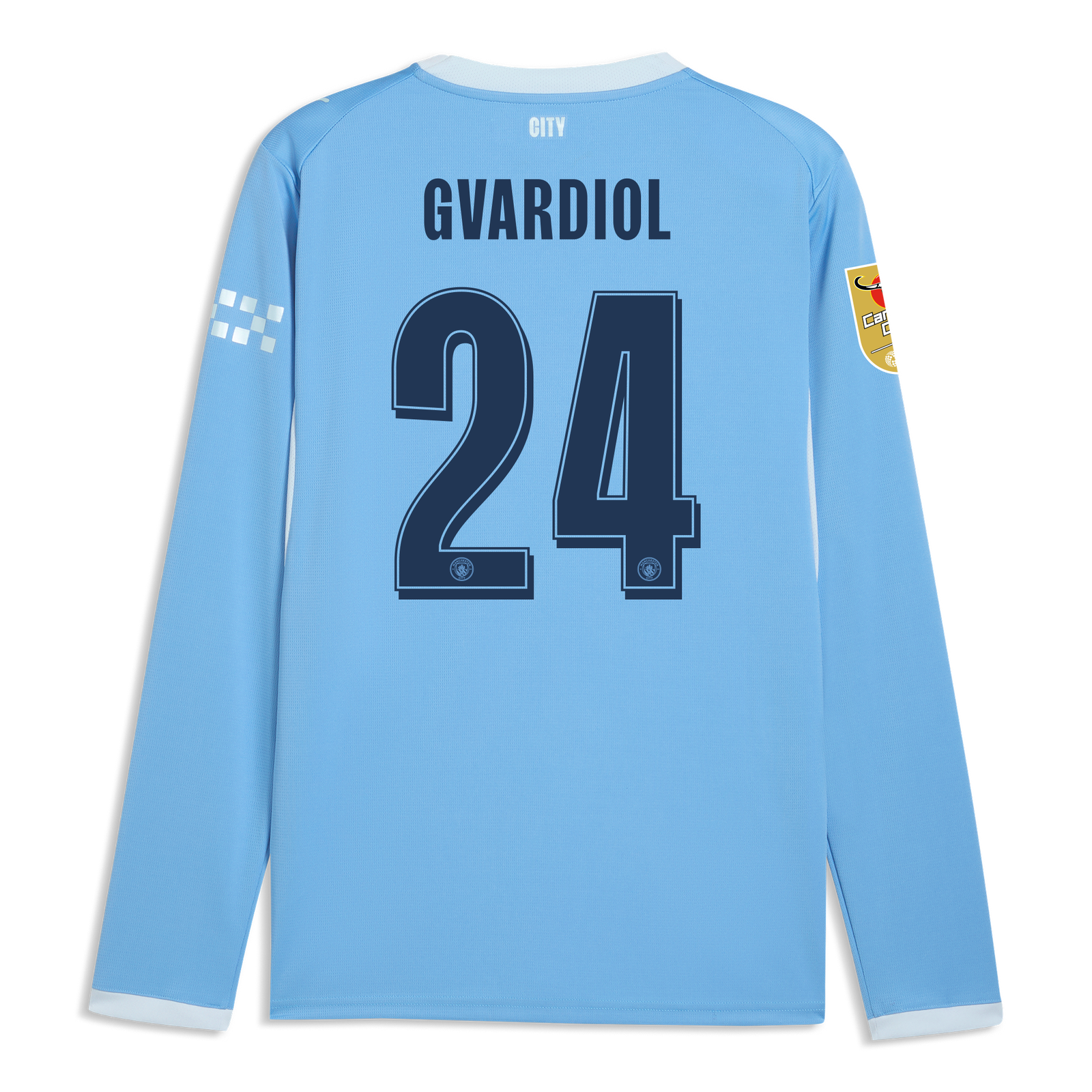 マンチェスター・シティ GVARDIOL 24 ジャージ Manchester City Home Jersey 2026/27 Long Sleeve With GVARDIOL 24