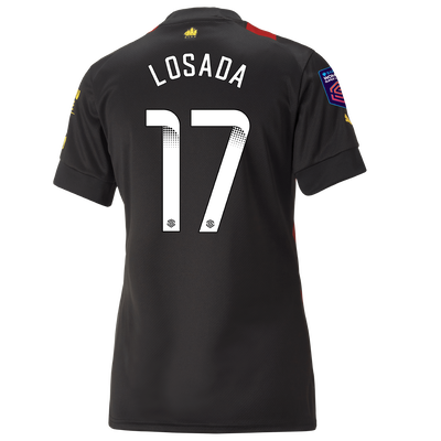Women's Manchester City Away Jersey 2022/23 with LOSADA 17 printing