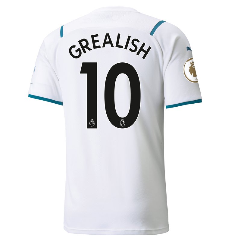 Manchester City Away Shirt 21/22 with Jack Grealish printing Official