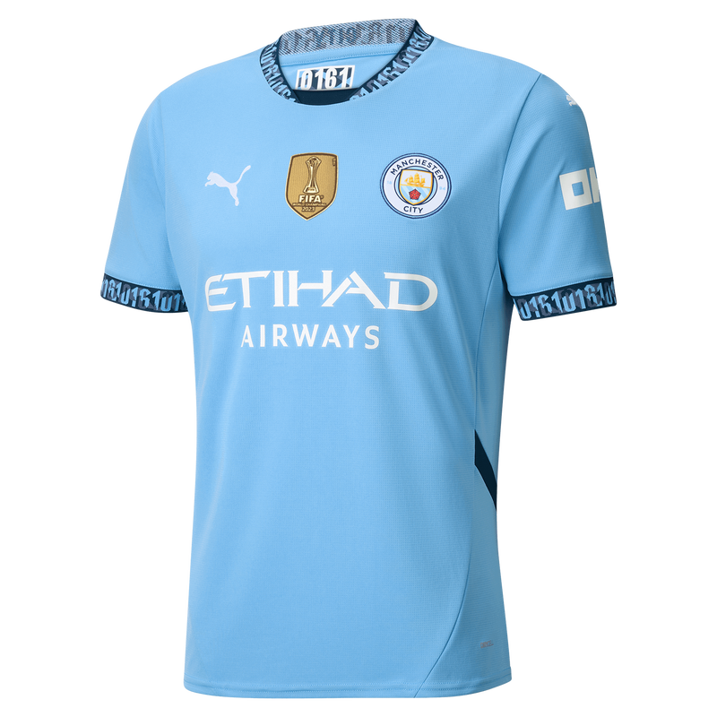 Manchester City Home Jersey 2024 25 With Custom Printing Official Man City Store