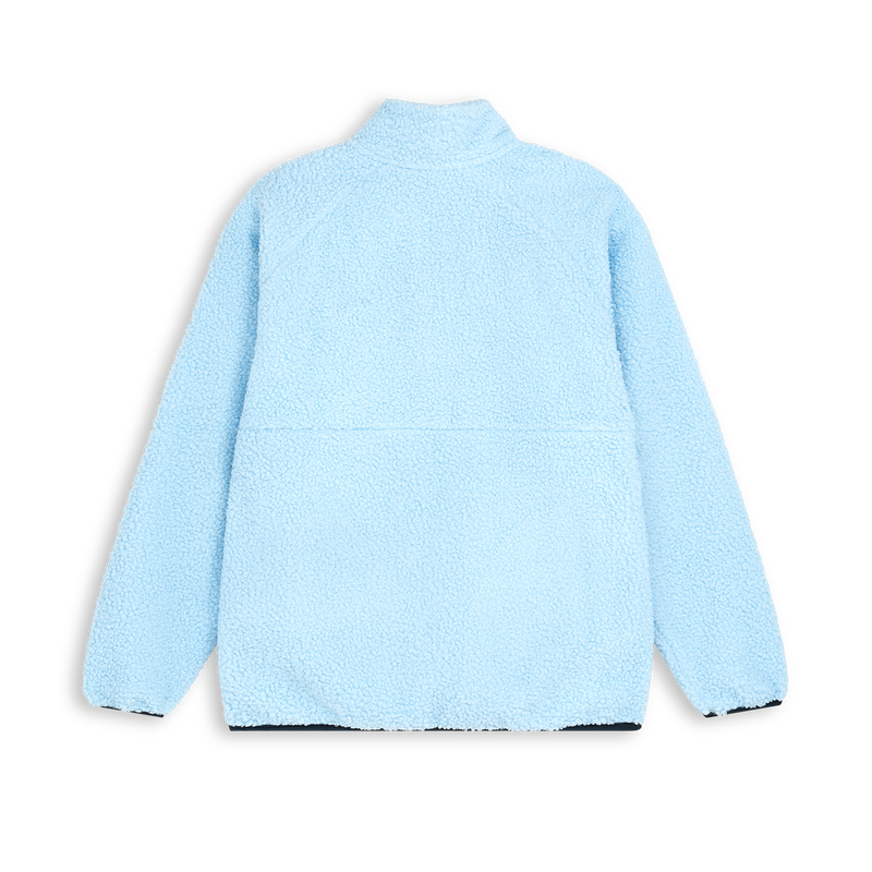MCFC KIDS 1/4 ZIP SHERPA FLEECE - light blue