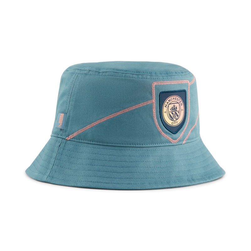 MCFC LW STATEMENT BUCKET HAT - blue