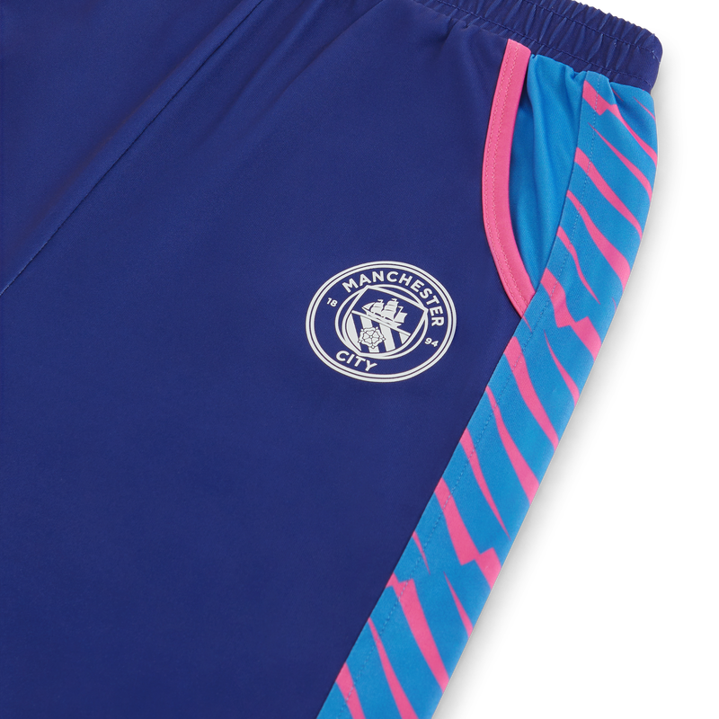 MCFC UCL KIDS LIGHTNING TRACK PANT - navy