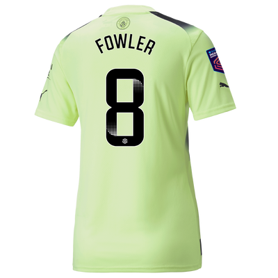Camiseta Mujer 3ª Equipación Manchester City 2022/23 con estampado de FOWLER 8