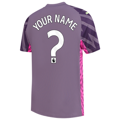 Kids' Manchester City Goalkeeper Jersey 2023/24 Short Sleeve with custom printing