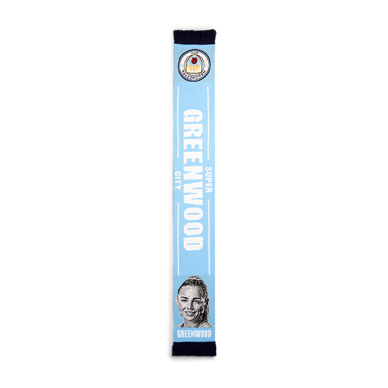 MCFC FW GREENWOOD FACE SCARF - BLUE