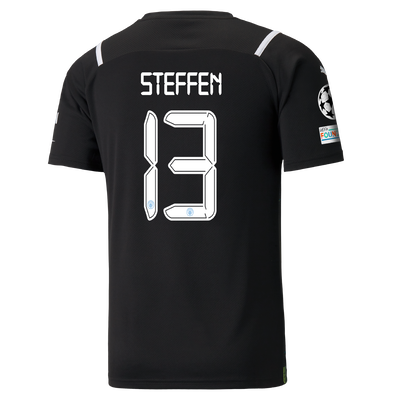 Manchester City Goalkeeper Shirt 21/22 with Zack Steffen printing