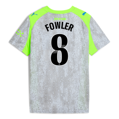 Kids' Manchester City Third Jersey 2025/26 With FOWLER 8 Printing