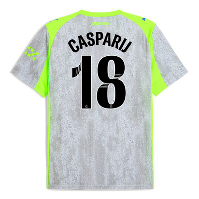 Manchester City Third Trikot 2025/26  mit CASPARIJ 18 Druck