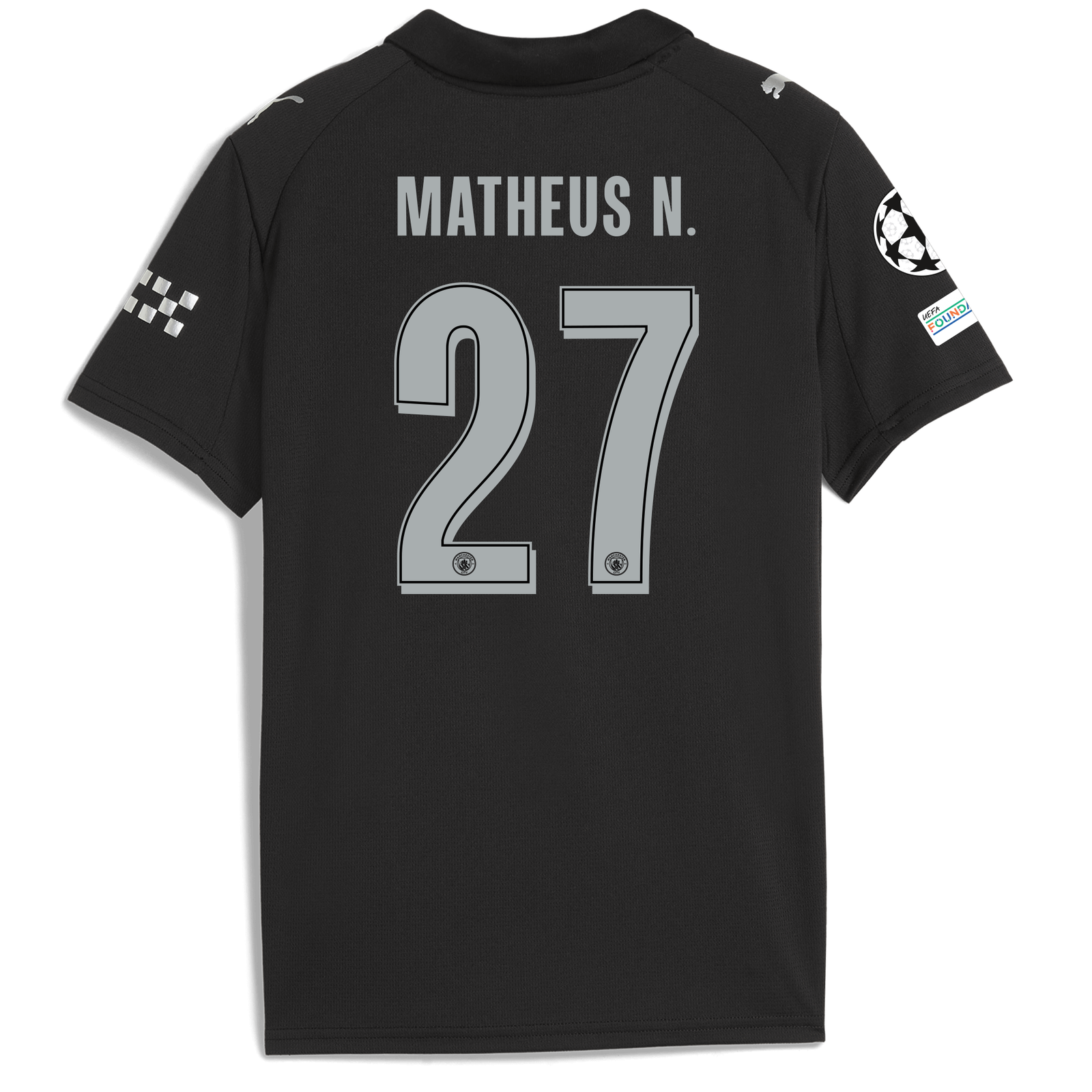 audi football summit 7/26 ホスピタリティ限定グッズ キッズ マンチェスター・シティ 2025/26 アウェイ MATHEUS N. 27