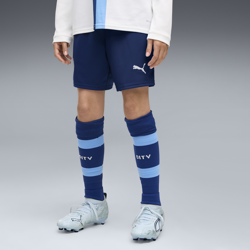 MCFC RP KIDS SHORTS - Blazing Blue-Team Light Blue