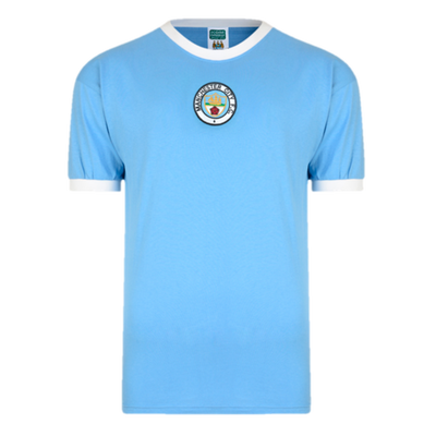 Manchester City 1972 shirt met No8 versiering