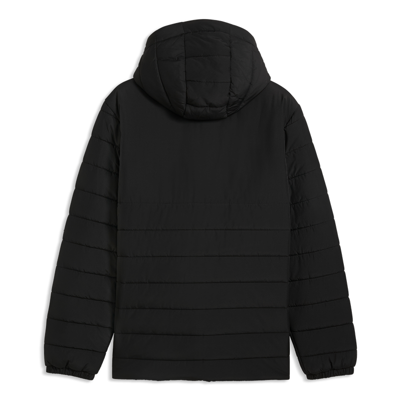 MCFC TR KIDS HOODED PADDED JKT - PUMA Black-Flaxen