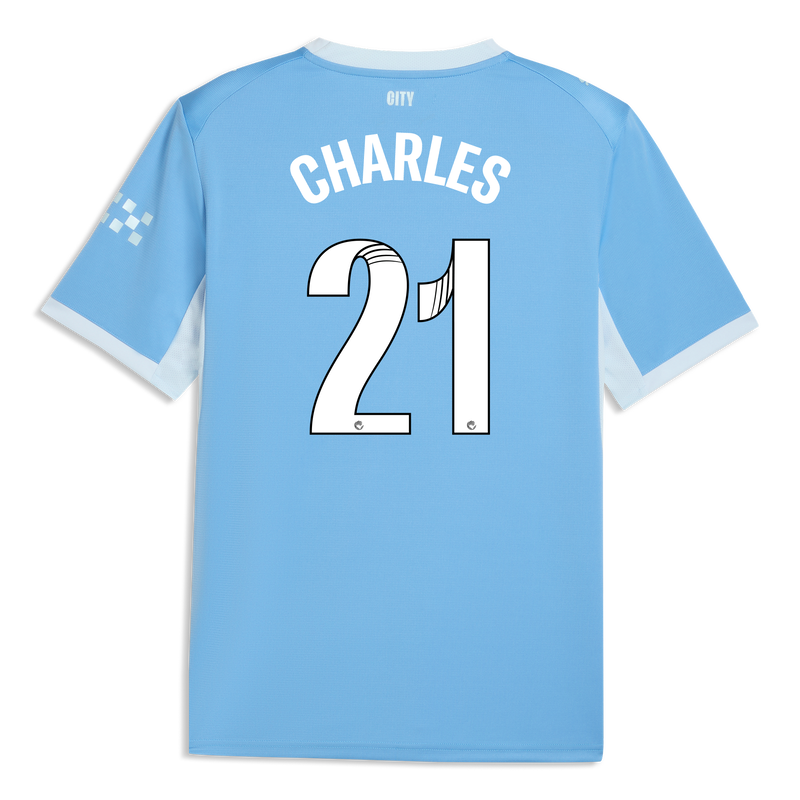 Manchester City Home Jersey 2026/27 With CHARLES 21 Printing