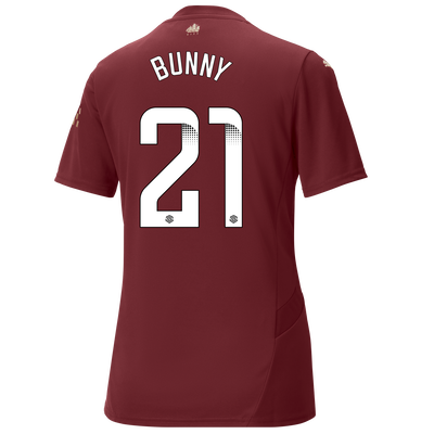 Women's Manchester City Third Jersey 2024/25 With BUNNY 21 Printing