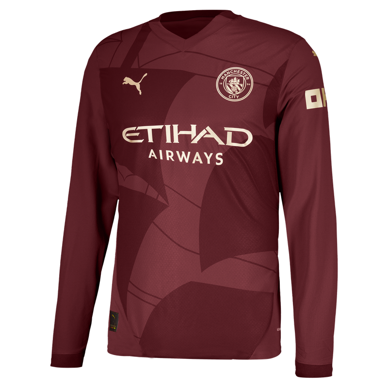 MCFC MW MENS THIRD AUTH JERSEY LS - burgundy