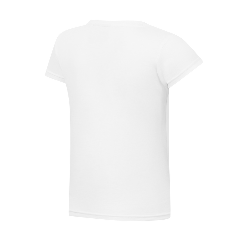 MCFC KIDS SEQUIN CREST TEE - white