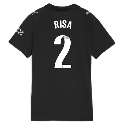 Women's Manchester City Away Jersey 2025/26 With RISA 2 Printing