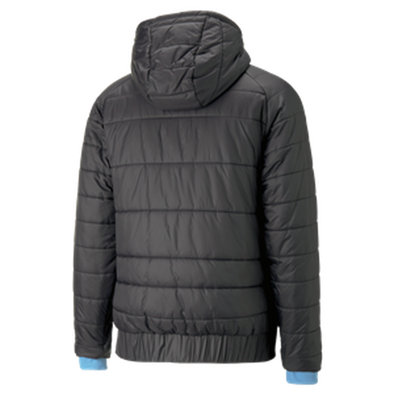 MCFC LW MENS 1/2 ZIP REVERSIBLE JKT - team light blue