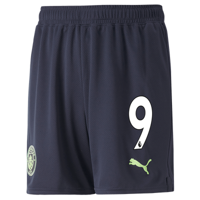 Kids' Manchester City Football Shorts 22/23 with #9