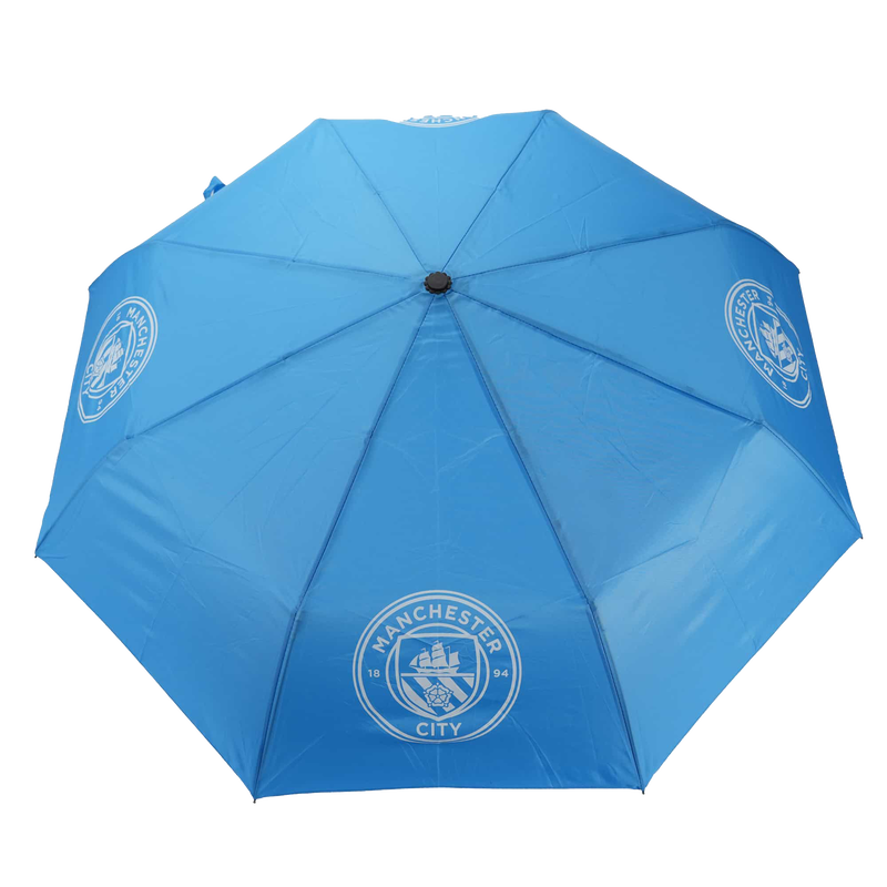 MCFC FW AUTO OPEN COMPACT UMBRELLA - black