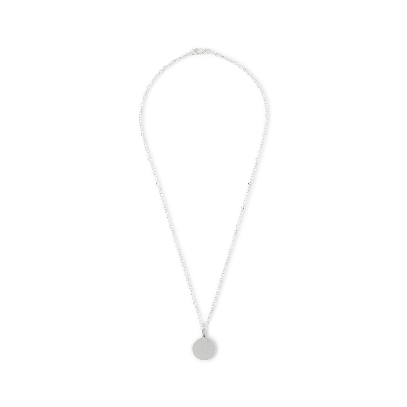 MCFC FW CREST PENDANT & CHAIN - silver