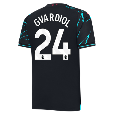 Maillot Manchester City Third 2023/24 avec flocage GVARDIOL 24