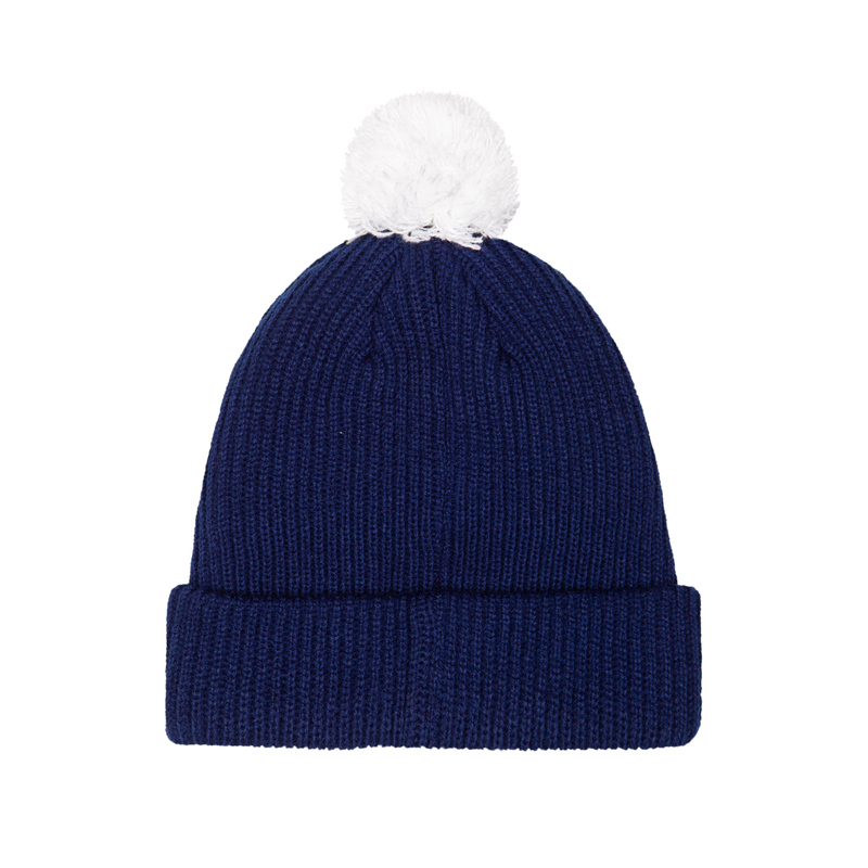 MCFC FW NEPTUNE BOBBLE BEANIE - navy