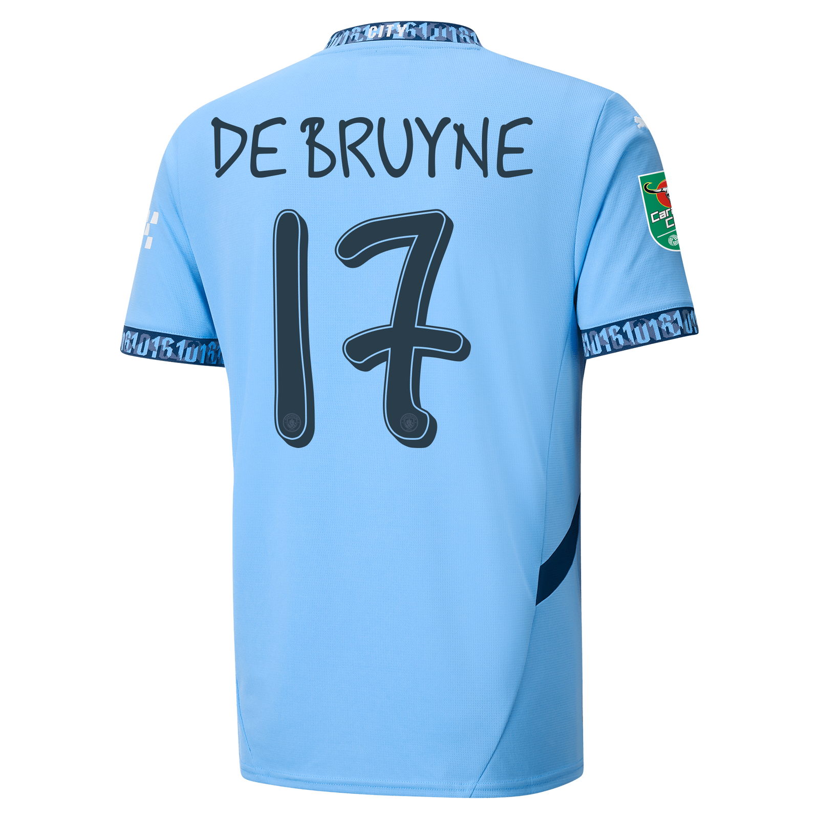Manchester City Home Jersey 2024/25 With DE BRUYNE 17