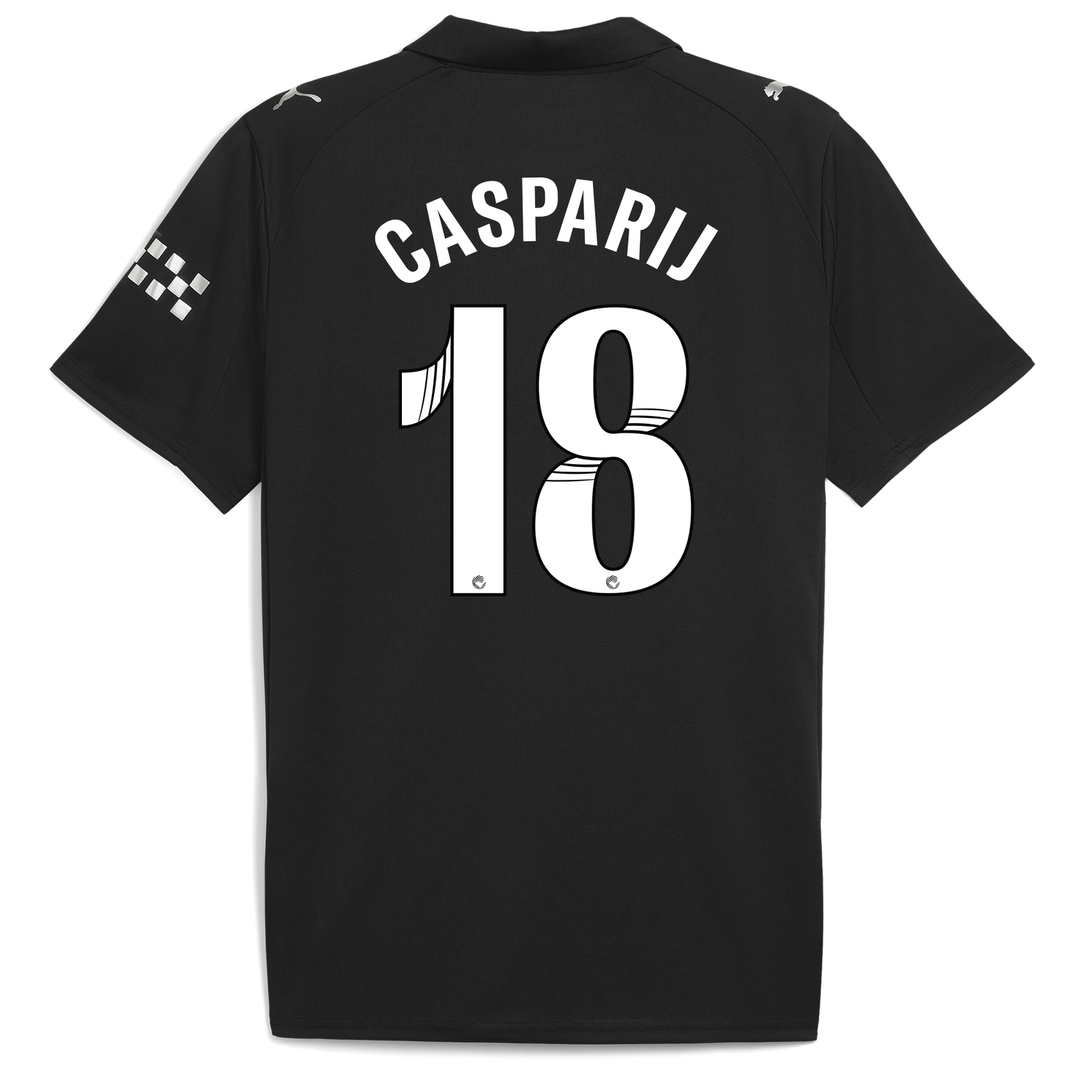 Manchester City Away Jersey 2025/26 With CASPARIJ 18