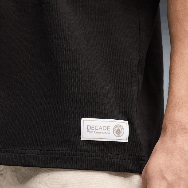 MCFC LW MENS DECADE TEE - PUMA Black-PUMA White