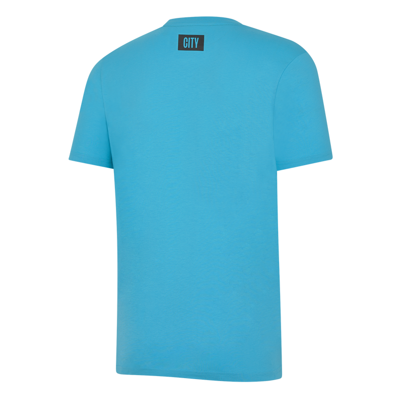 MCFC FW MENS MONOGRAM TSHIRT - electric blue
