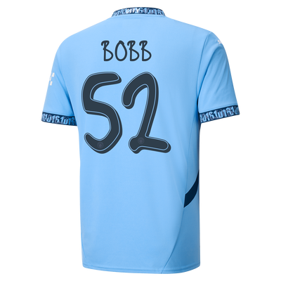 Manchester City Home Jersey 2024/25 With BOBB 52 Printing