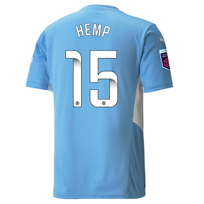 Manchester City Home Shirt 21/22 with Lauren Hemp printing