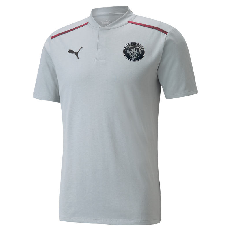 MCFC LW MENS CASUALS POLO SS - grey