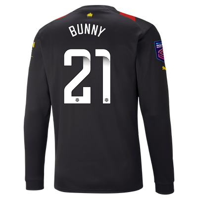 Manchester City Away Jersey 2022/23 long sleeve with BUNNY 21 printing